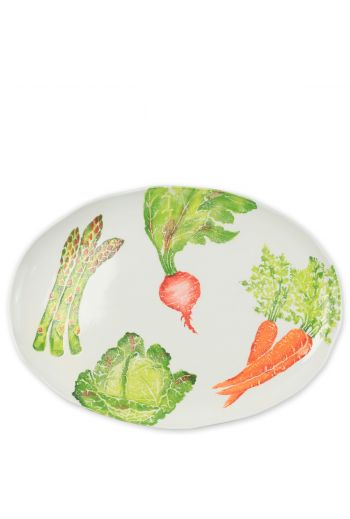 Vietri Spring Vegetables Large Oval Platter