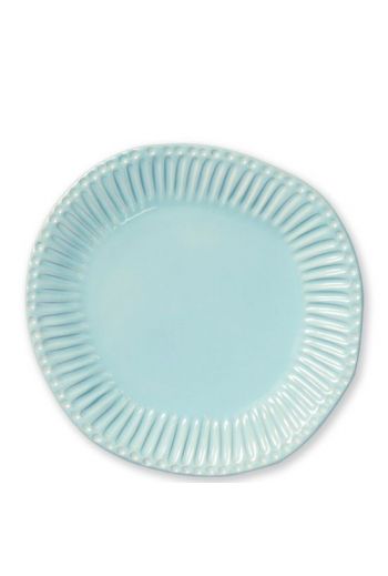 Incanto Stone Aqua Stripe Dinner Plate