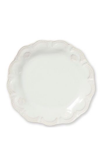 Incanto Stone Linen Lace Dinner Plate