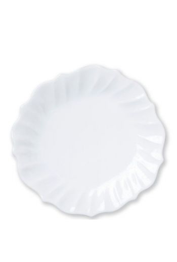 Incanto Stone White Ruffle Dinner Plate
