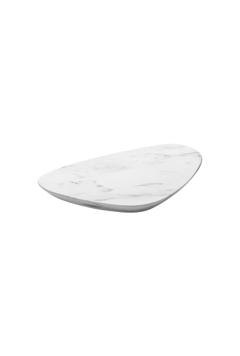 Georg Jensen Sky Serving Board, Small Marble - H: 0.79 inches. W: 9.84 inches. D: 6.69 inches.