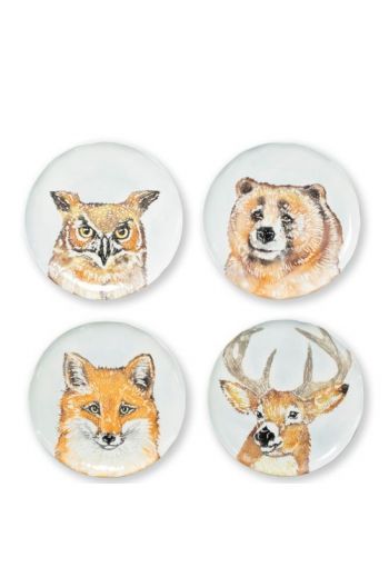 Into the Woods Assorted Salad Plates - Set of 4