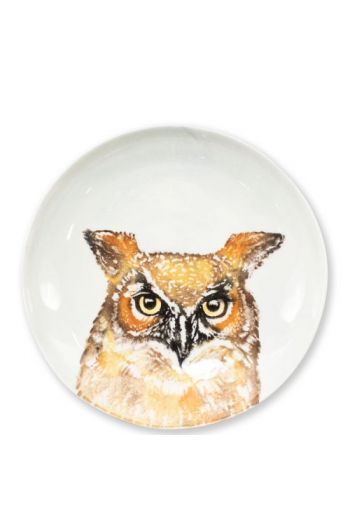 Into the Woods Owl Pasta Bowl