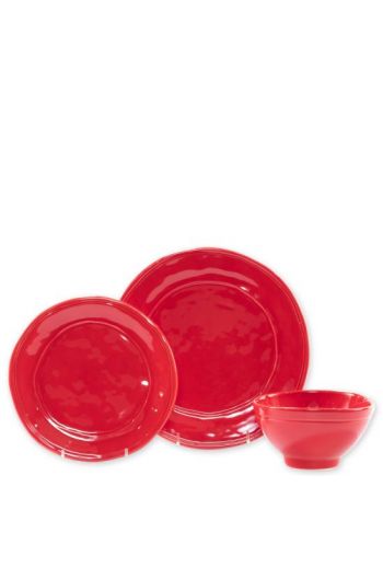  Fresh Red 3-Piece Place Setting