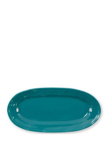  Fresh Teal Narrow Oval Platter