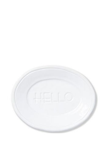 Fresh White Small Plate - Hello