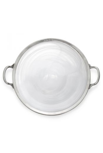 Volterra Round Platter with Handles