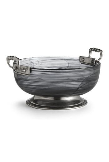 Volterra Nero Medium Bowl with Handles