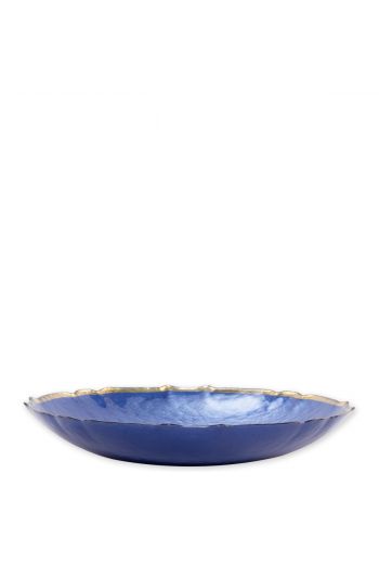 Vietri Baroque Glass Cobalt Medium Bowl