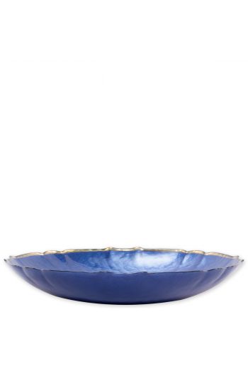 Vietri Baroque Glass Cobalt Large Bowl