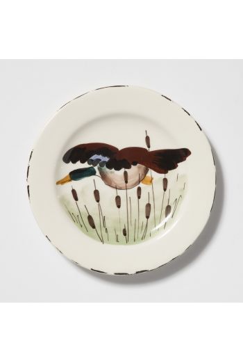 Vietri Wildlife Mallard Salad Plate