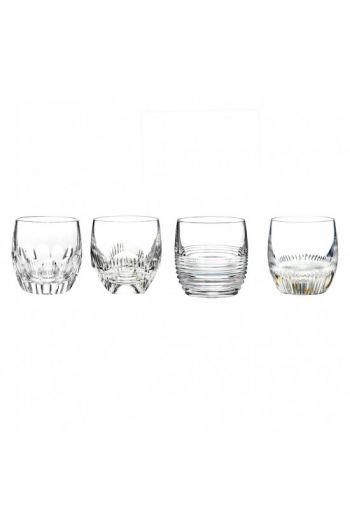 Mixology Assorted Clear Tumbler, Set of 4